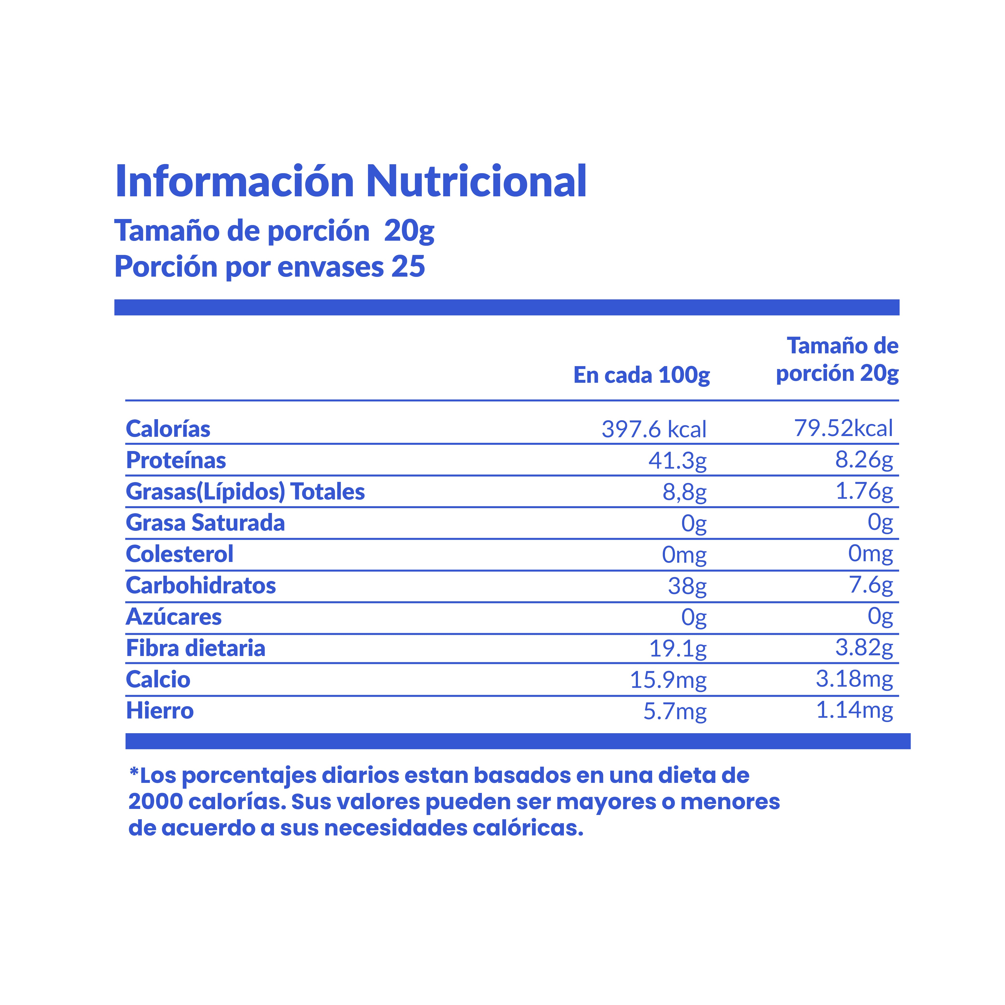 Proteina En Polvo De Chocolate Con Tarwi 500gr