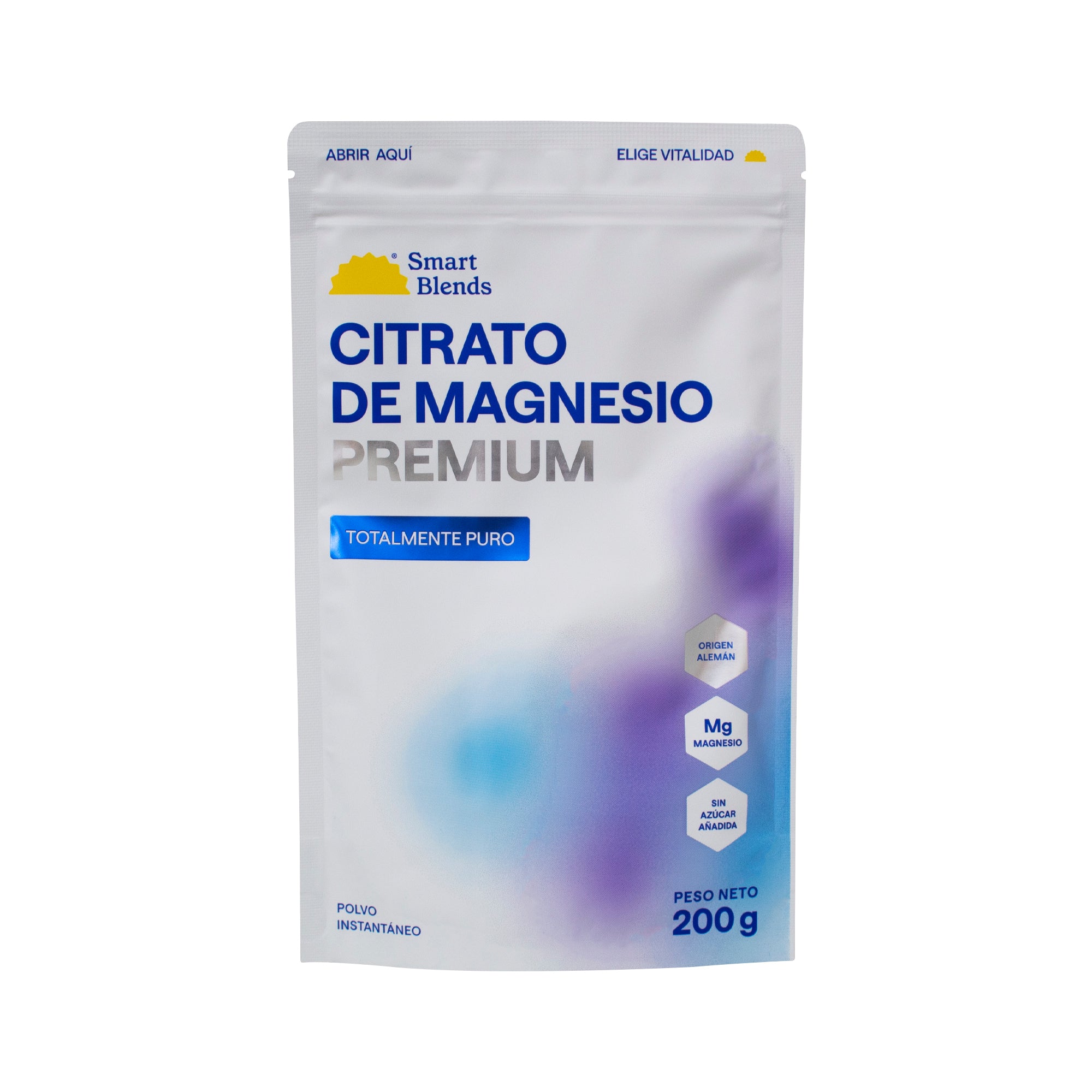 Citrato de Magnesio En Polvo Premium 200g