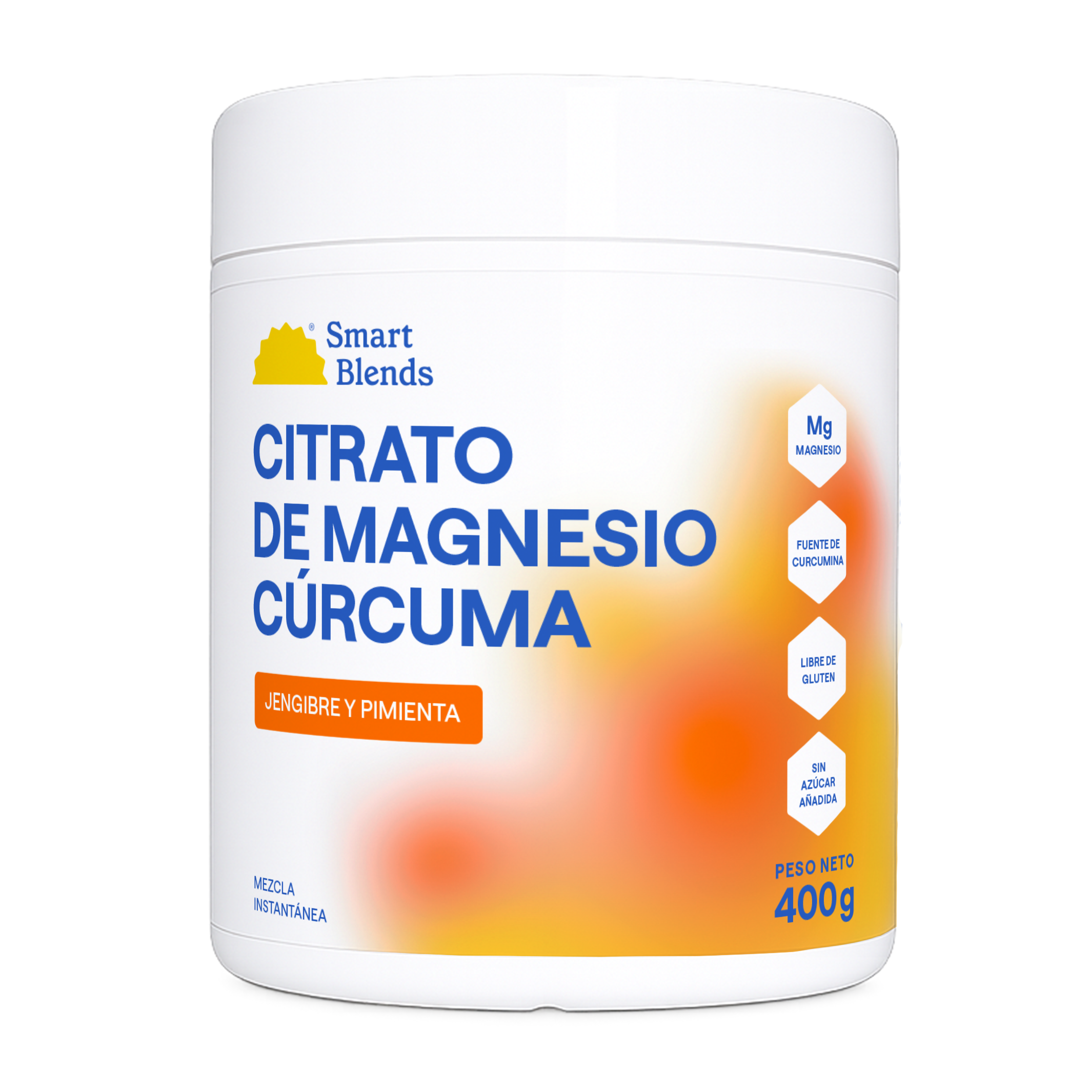 Citrato De Magnesio En Polvo Con Cúrcuma 400g