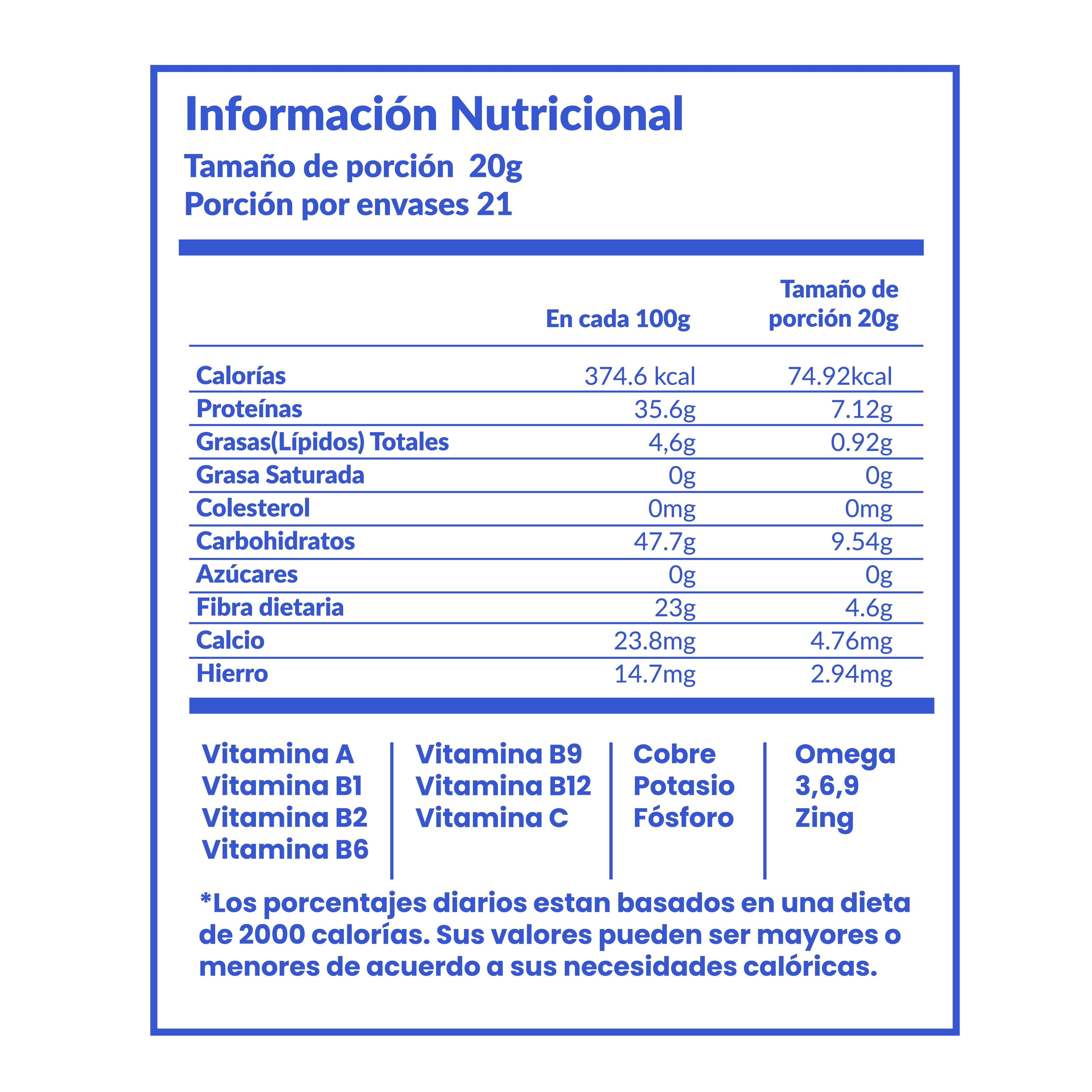 Mix de super alimentos 420gr - Suplemento Energia