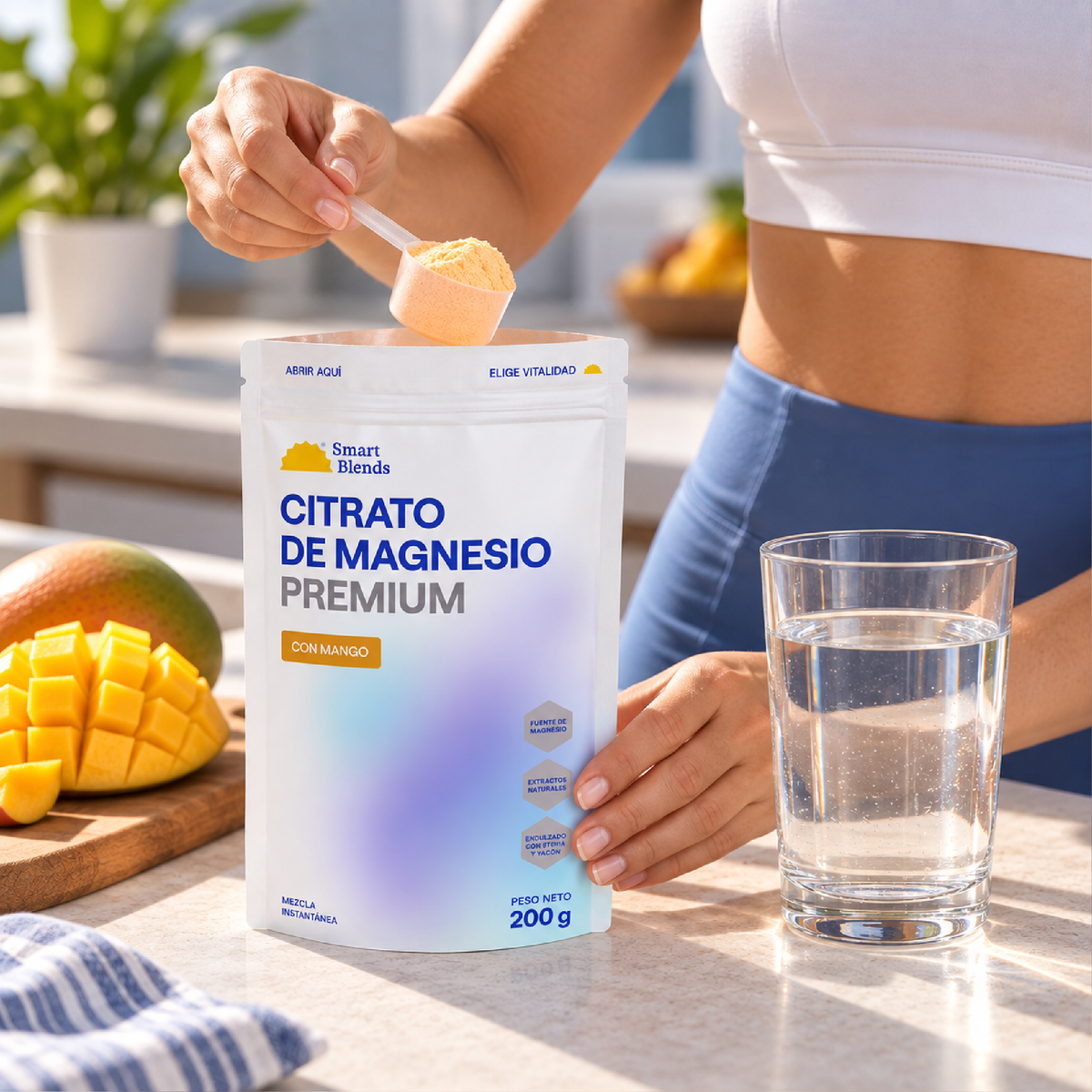 Citrato De Magnesio Con Mango Premium 200g