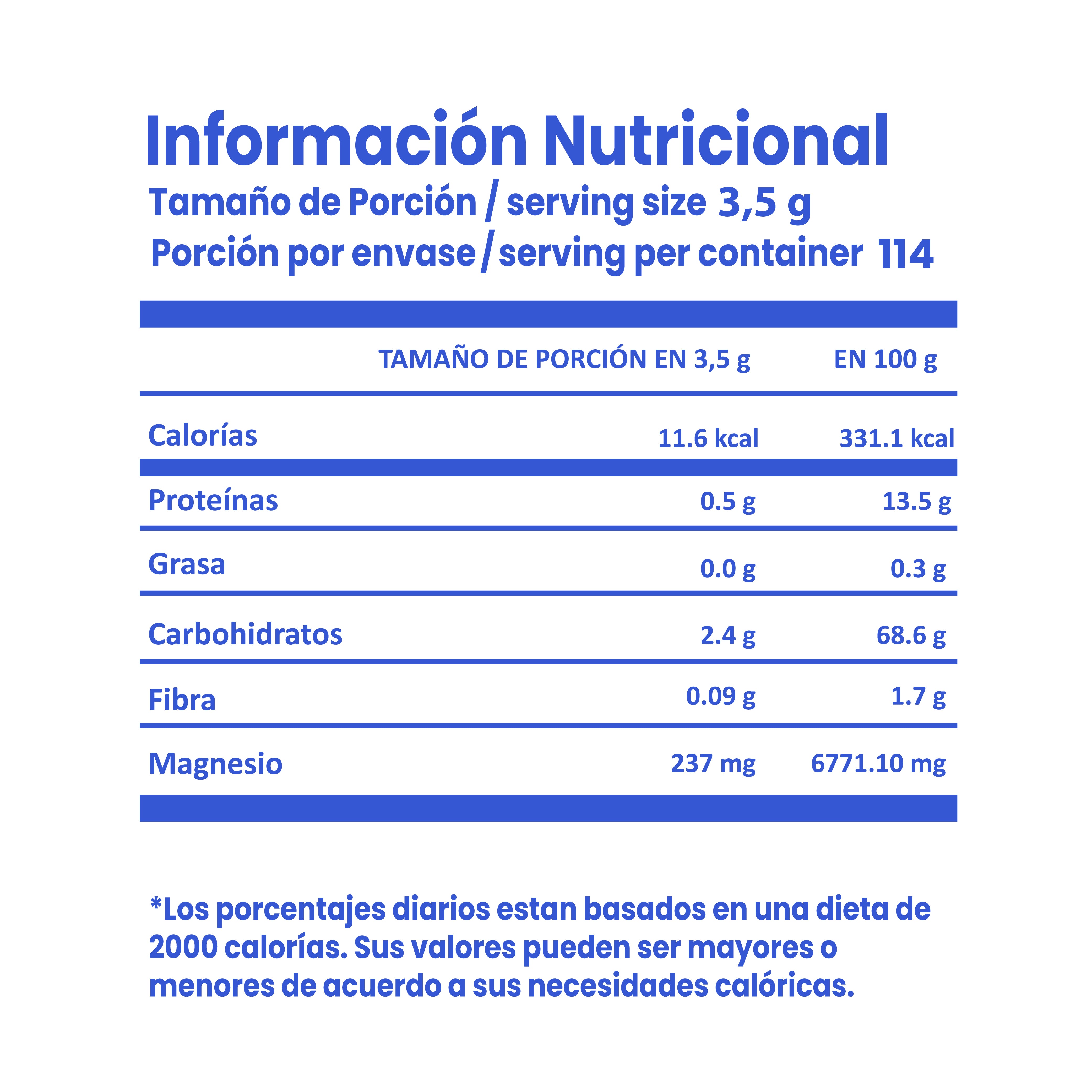 Citrato De Magnesio En Polvo Con Maca Negra 400g
