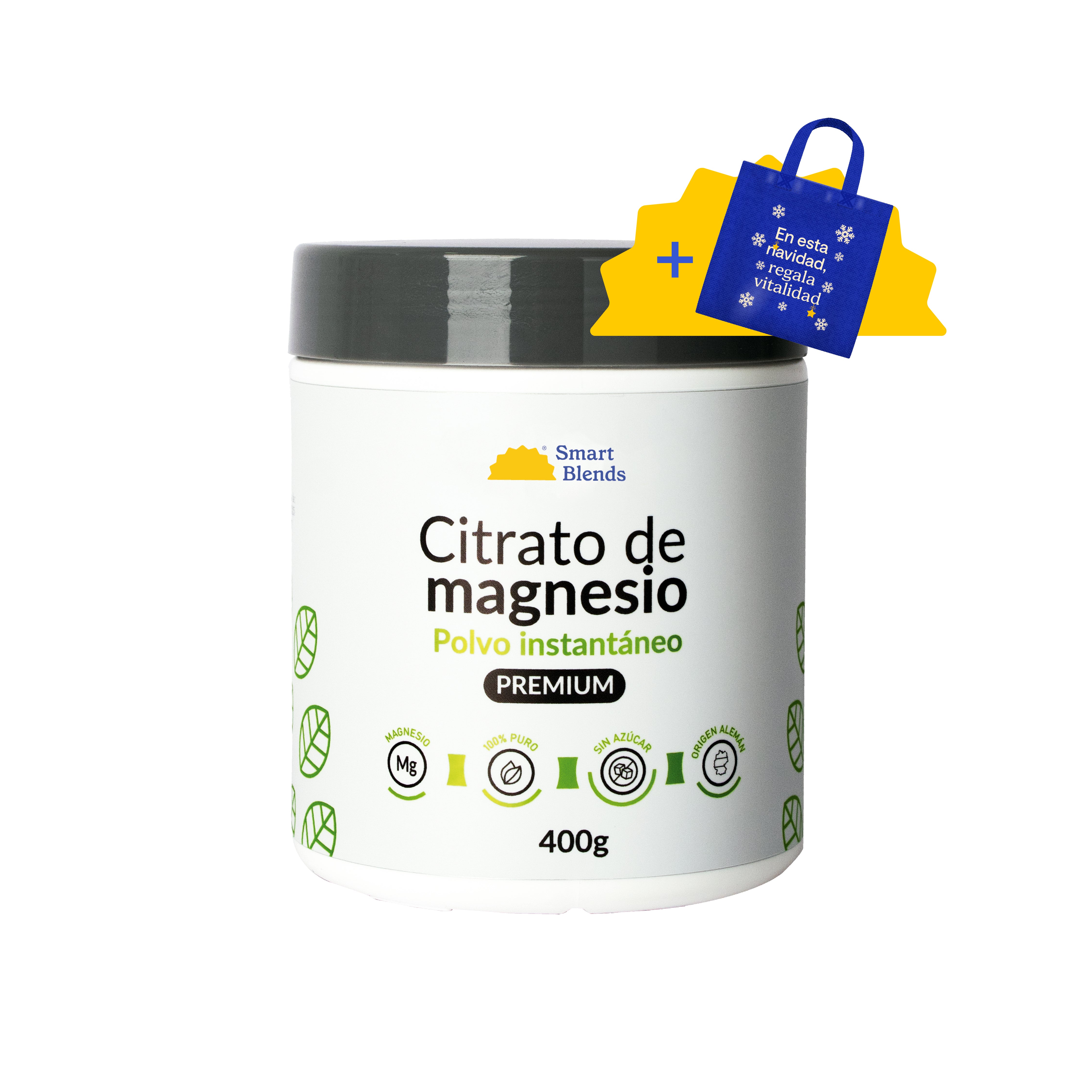 Citrato de Magnesio Premium 100% Puro 400g