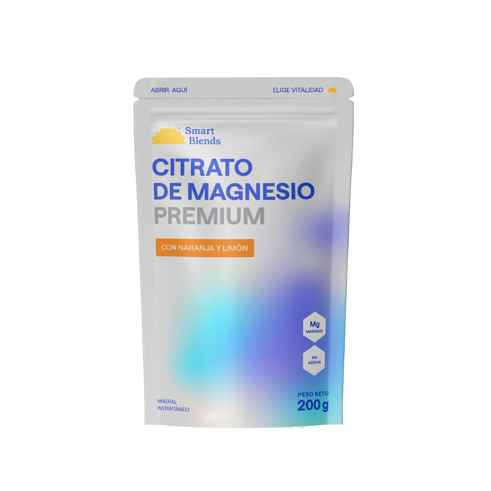 Citrato de Magnesio Premium Naranja y Limón 200g