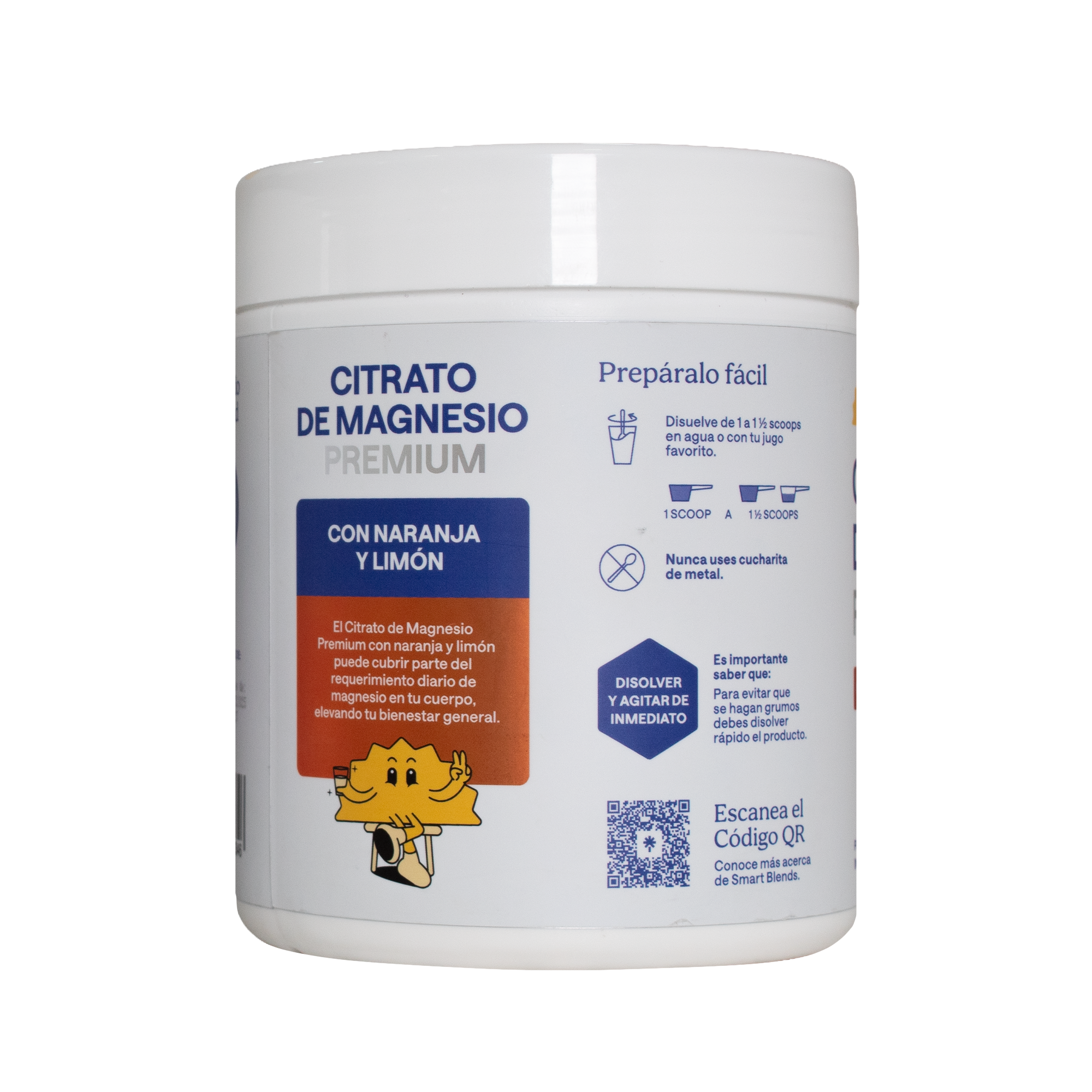 Citrato Magnesio Con Naranja Y Limón 400g