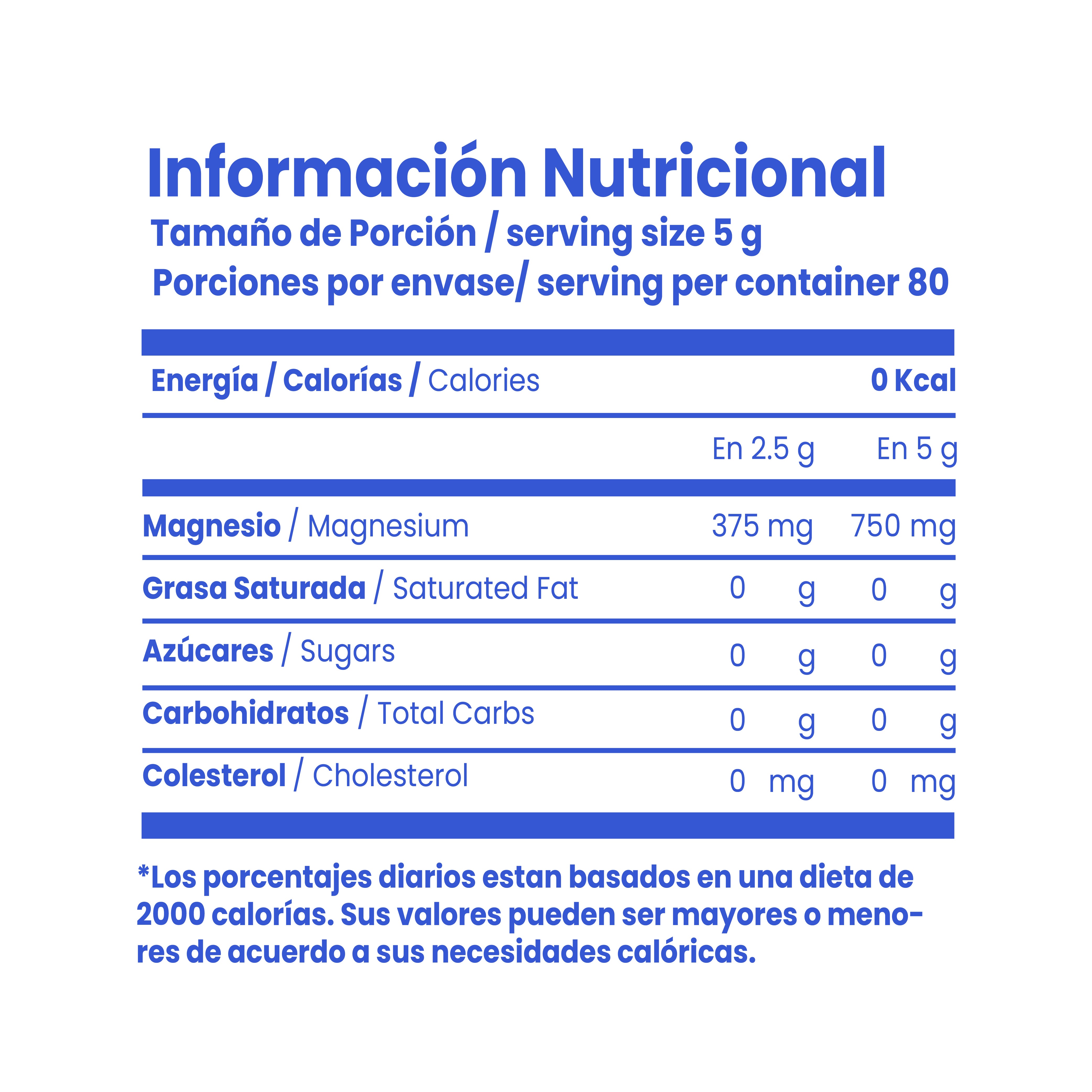 Citrato de Magnesio En Polvo Premium 400g