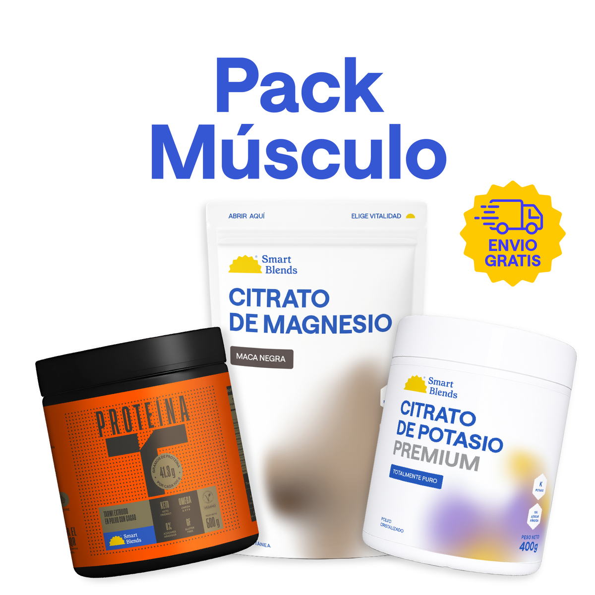 Suplementos Para Ganar Masa Muscular - Pack Músculo