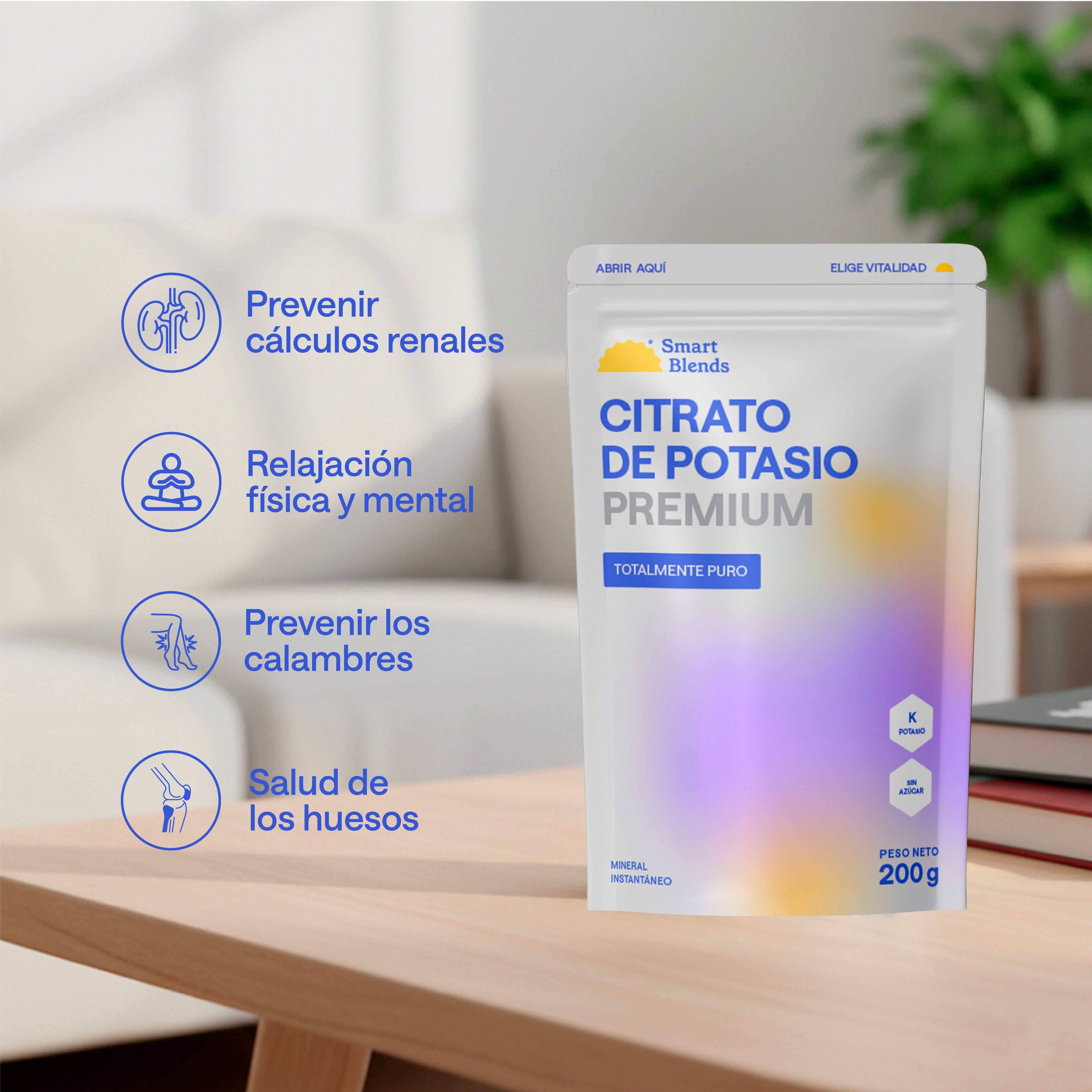 Citrato De Potasio 200g