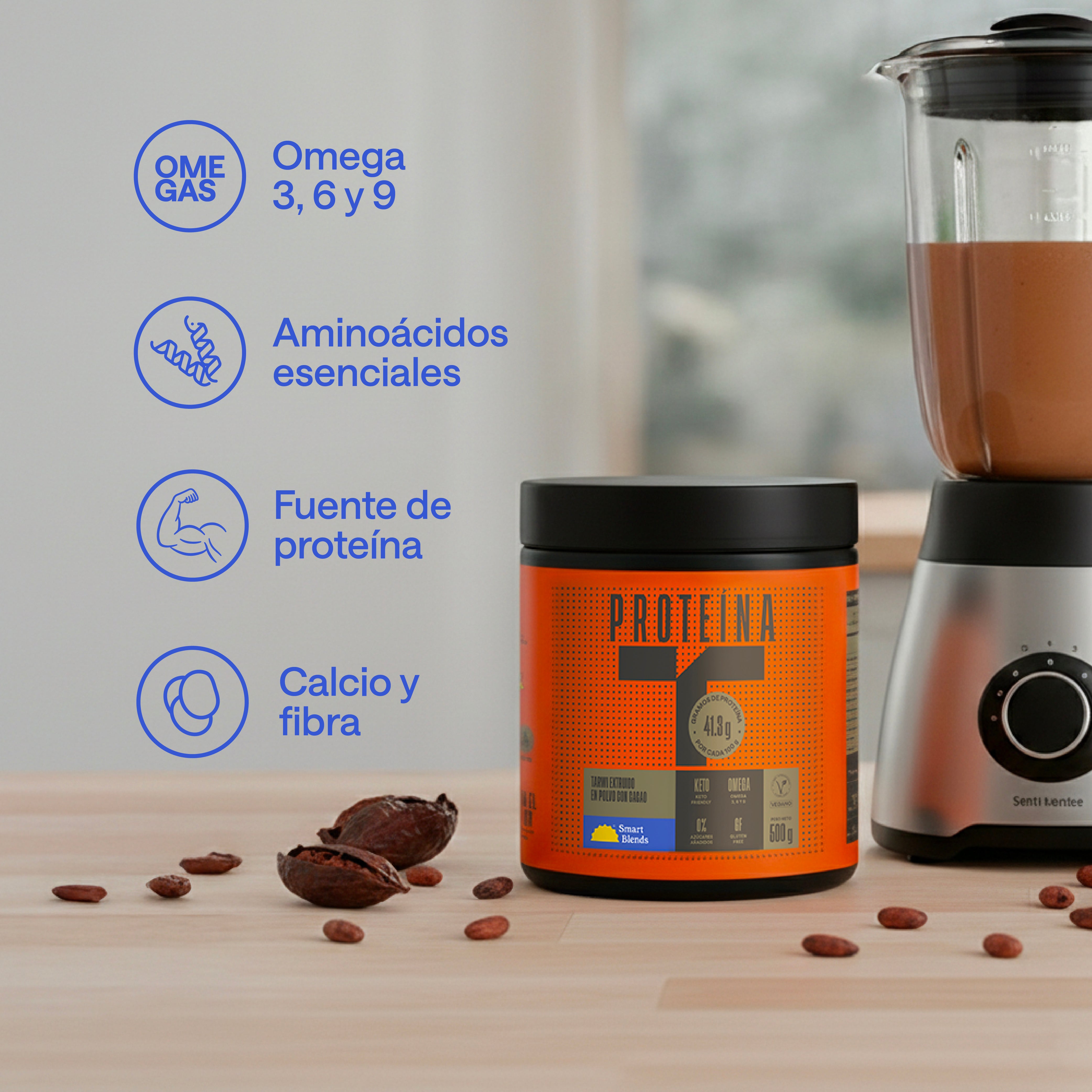 Proteína de tarwi con cacao 500g