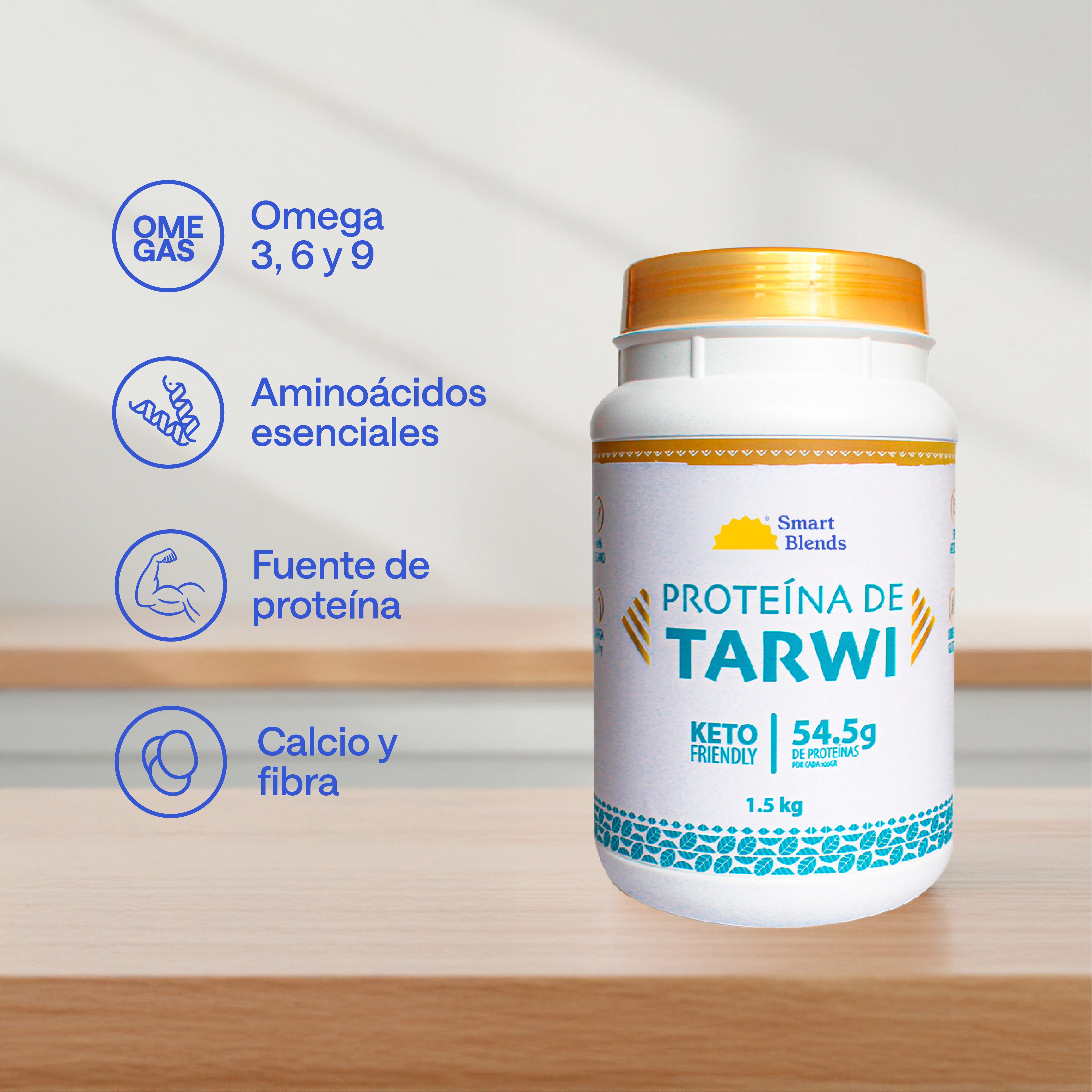 Proteína de tarwi 1.5kg