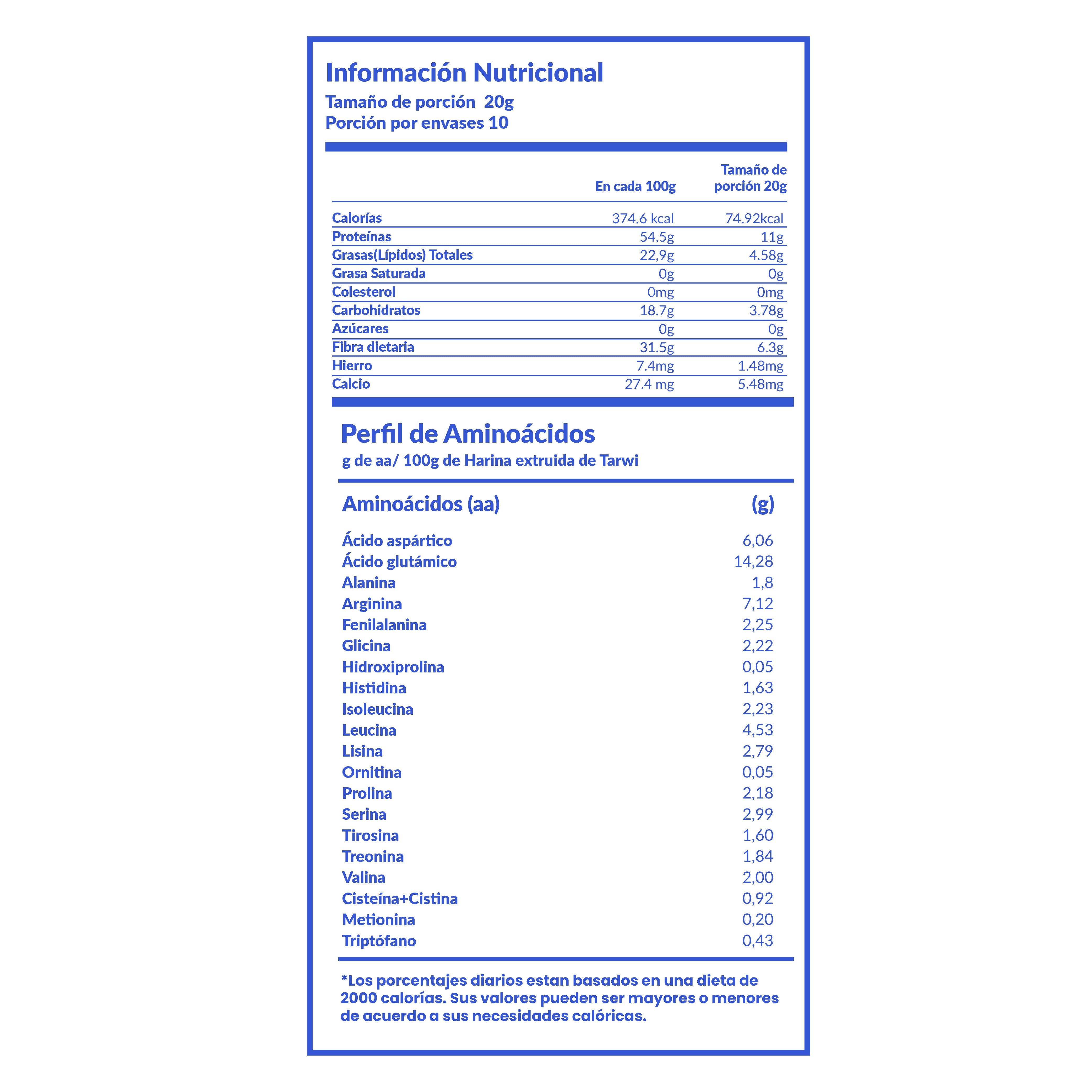 Proteína de tarwi 200g