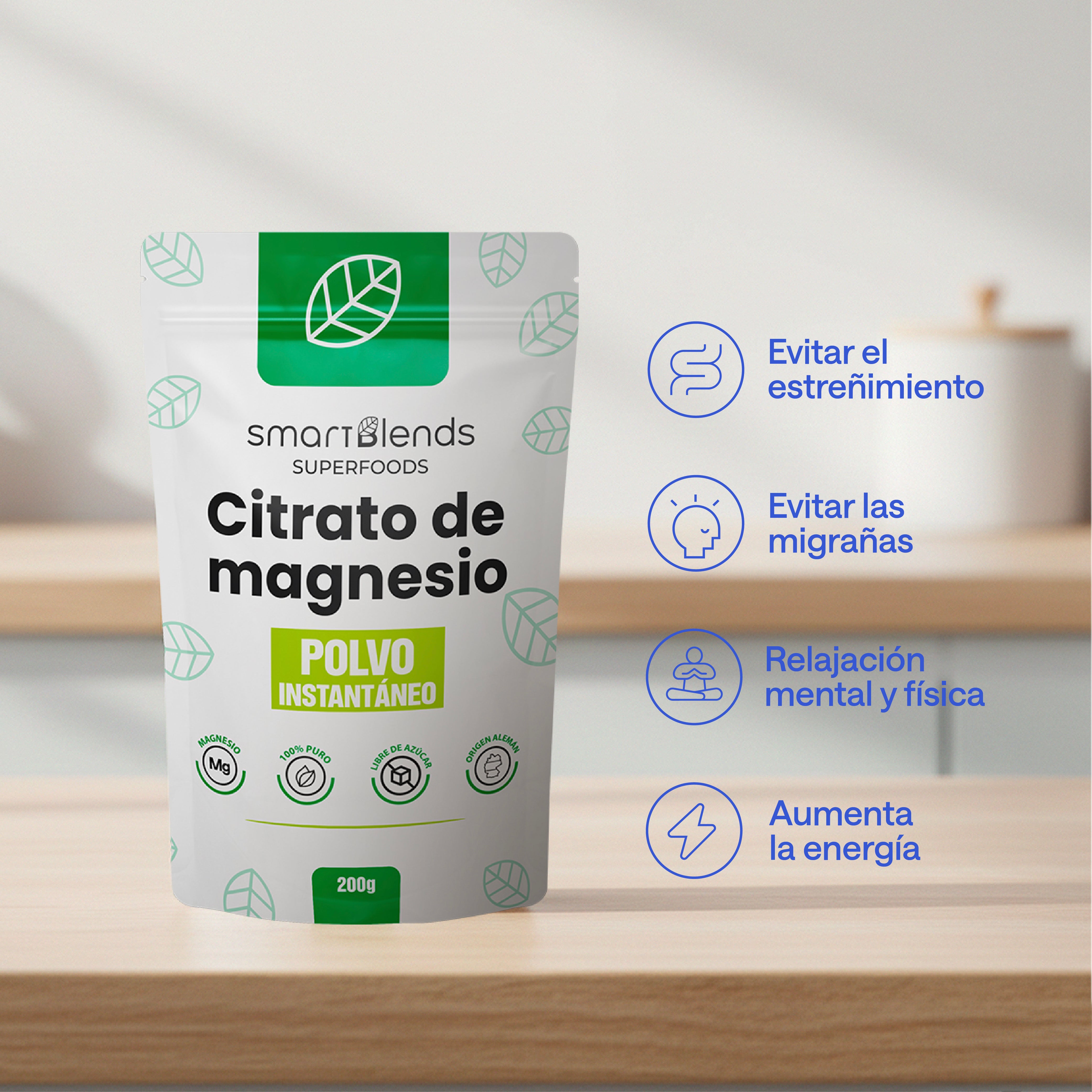 Citrato de Magnesio 200g