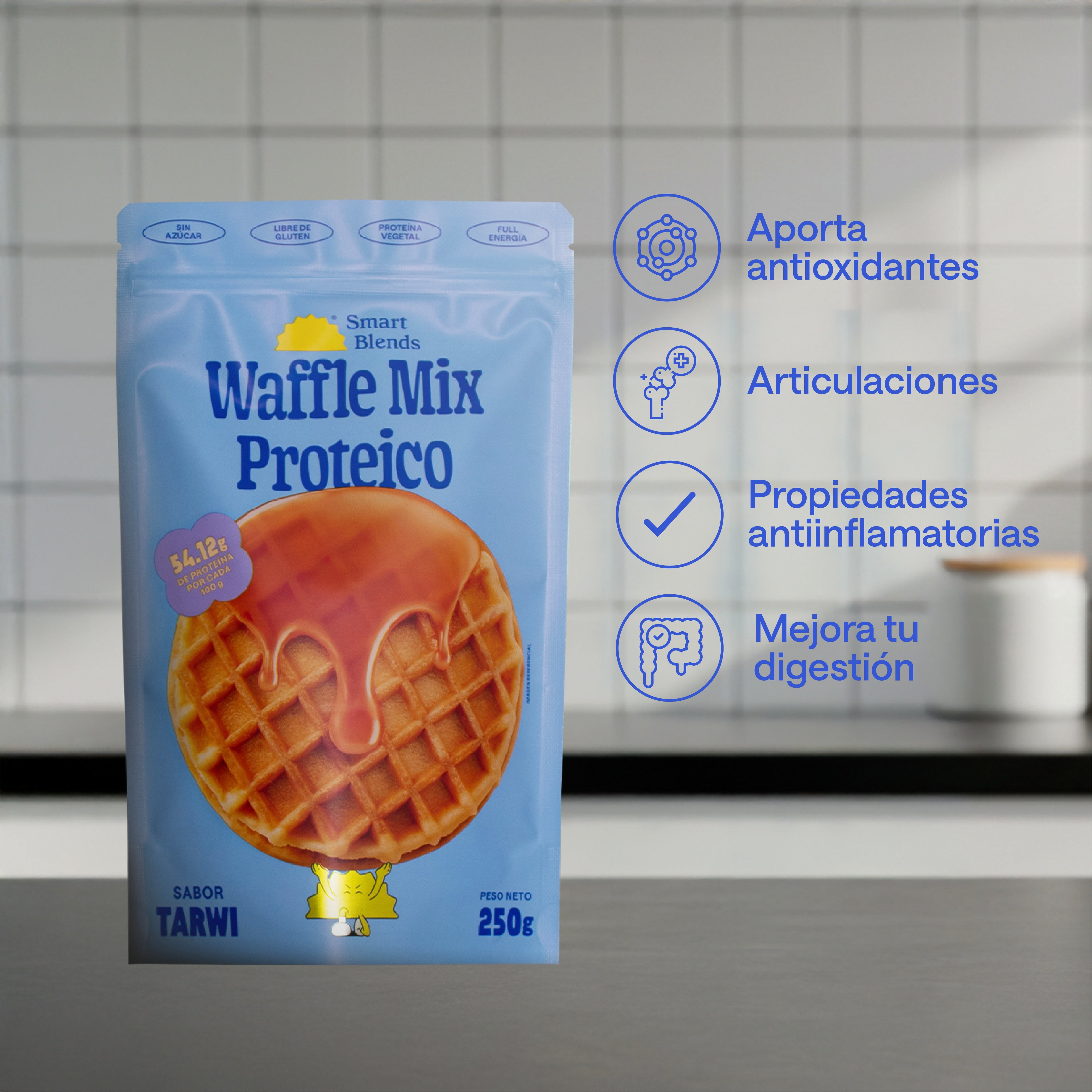Waffles mix proteico 250g